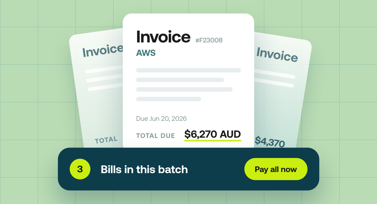 Batch payments screenshot