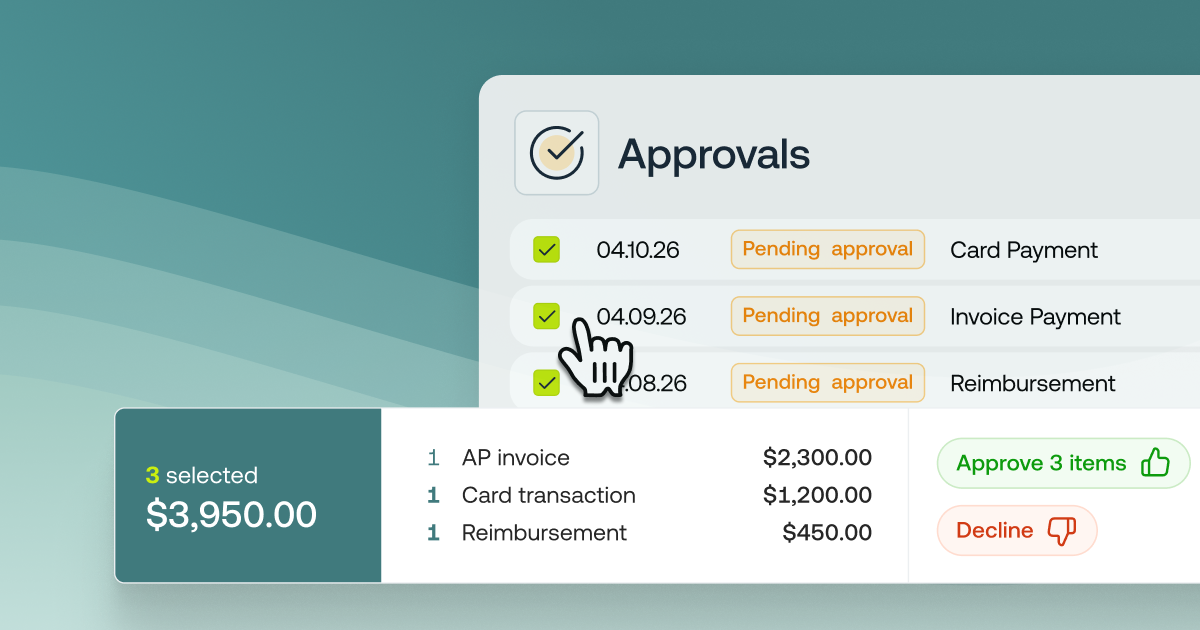 Bulk approvals product update